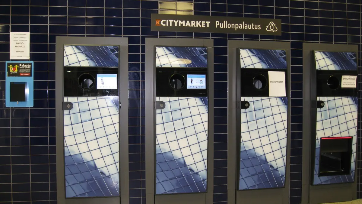 Automates de collecte en magasin pour le retour des bouteilles consignées