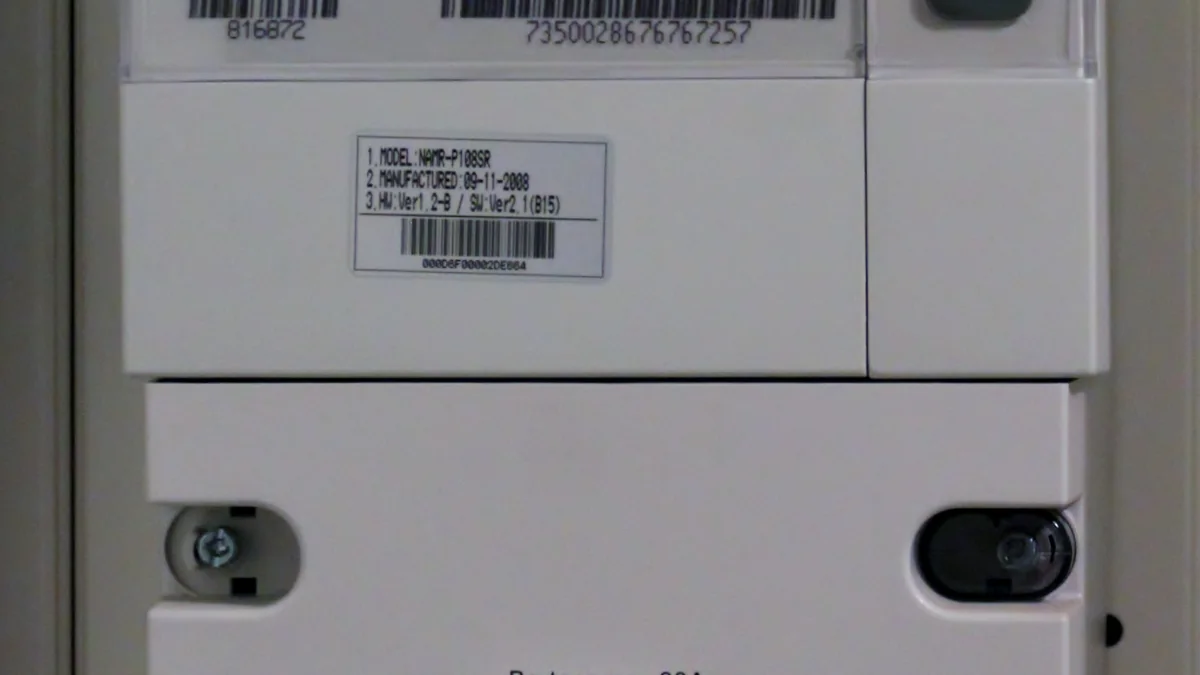 Compteur électronique mesurant la consommation d’électricité